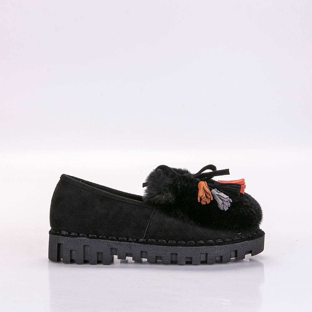 Фото Полуботинки женские 107-T506-2 BLACK купить на lauf.shoes