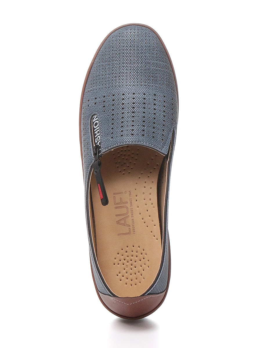 Фото Слипоны женские A182blue купить на lauf.shoes