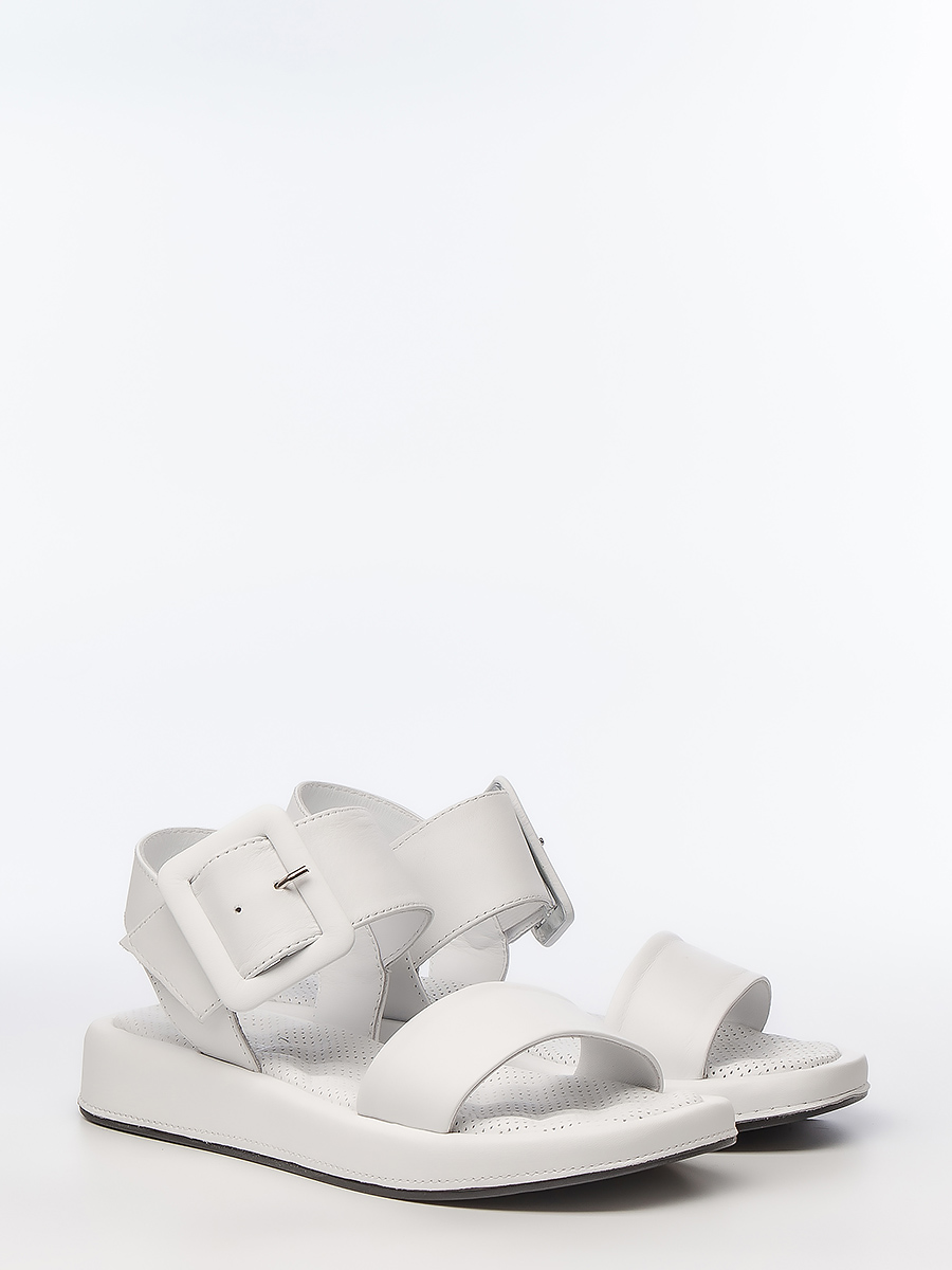 Фото Босоножки женские 16112-R-06 white купить на lauf.shoes