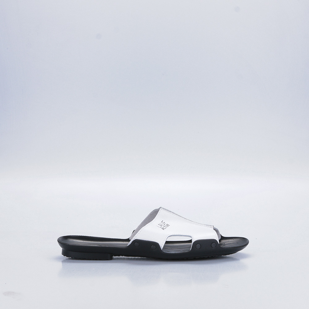 Фото Сабо мужские со швом белый купить на lauf.shoes