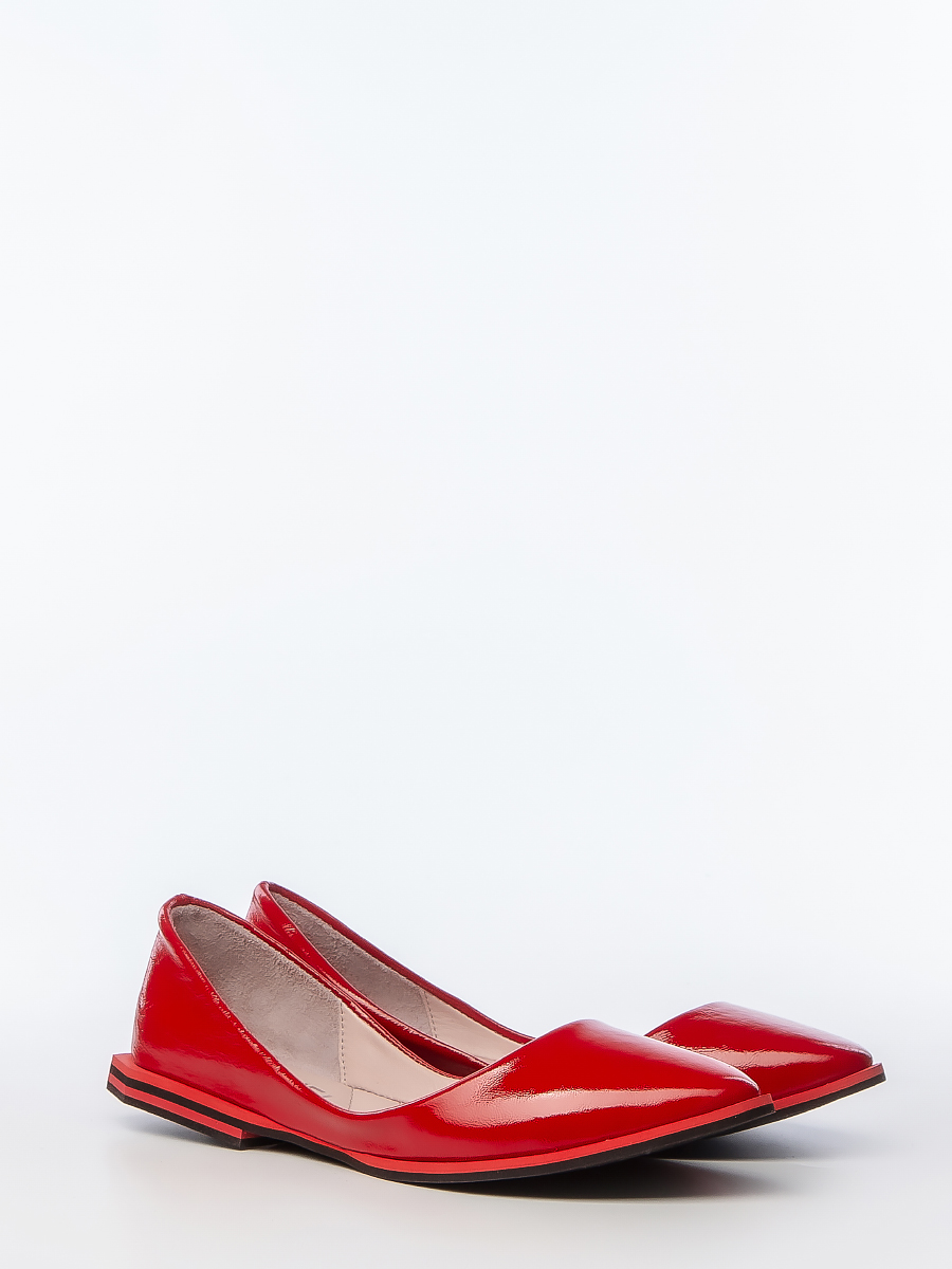 Фото Балетки женские 072 101 VK red купить на lauf.shoes