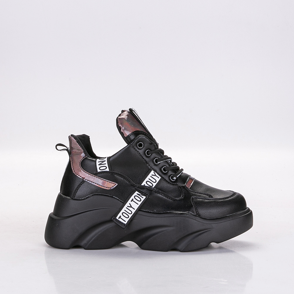 Фото Кроссовки женские A15-12  black купить на lauf.shoes