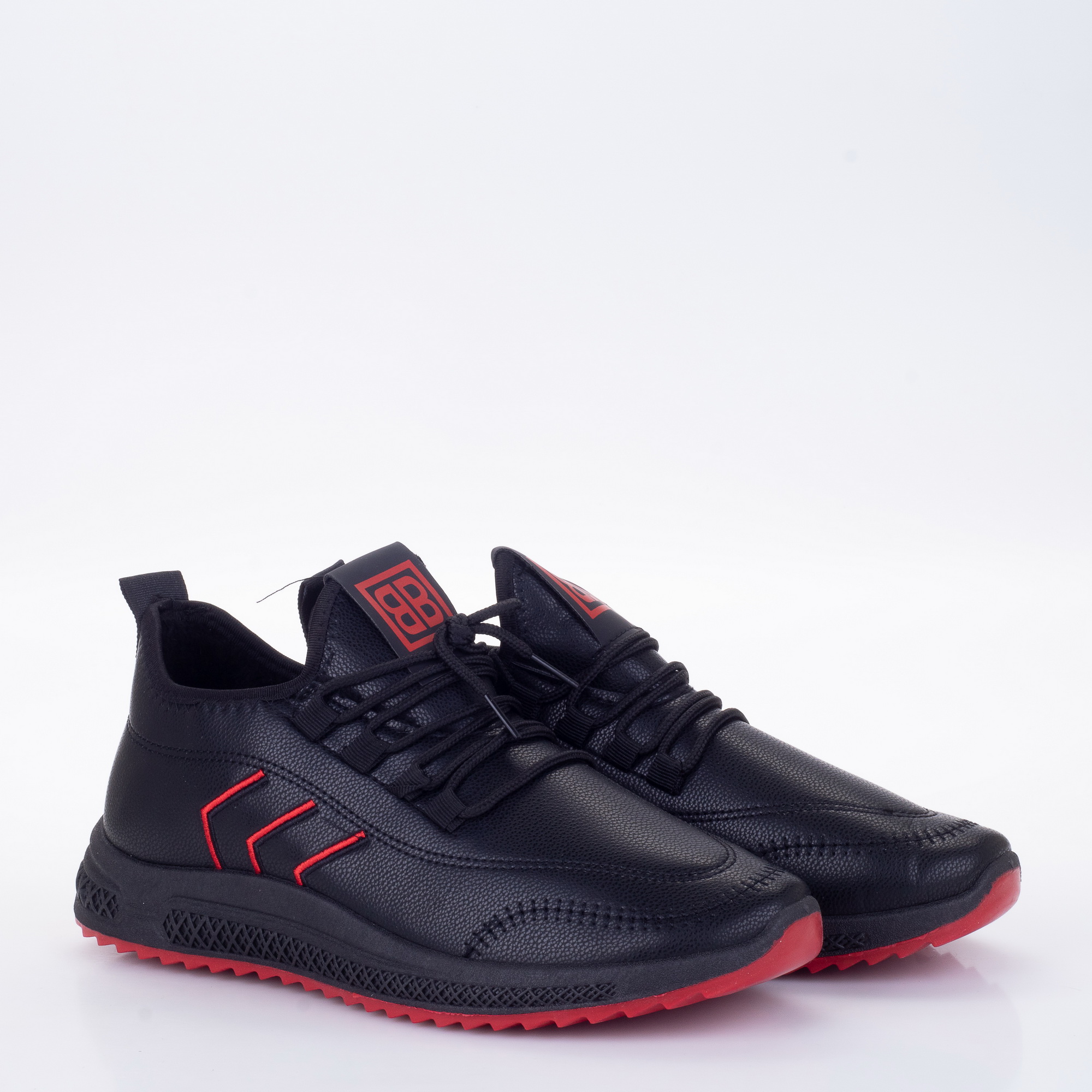 Фото Кроcсовки мужские J11 black/red купить на lauf.shoes