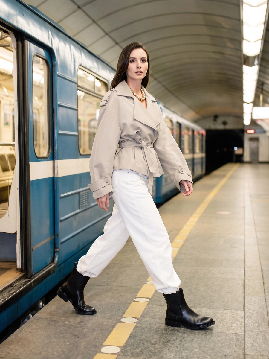 Фото Ботинки Челси женские RP204610-67KB купить на lauf.shoes