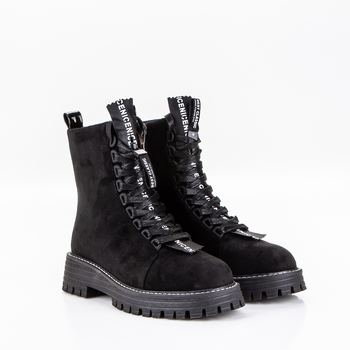 Фото Ботинки женские K908-2 black купить на lauf.shoes