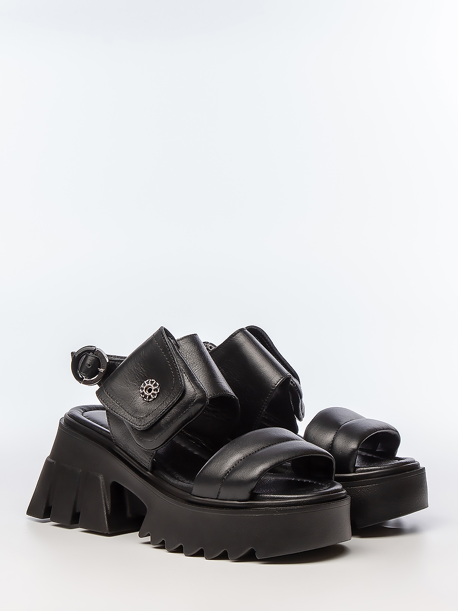 Фото Босоножки женские 2113 black купить на lauf.shoes