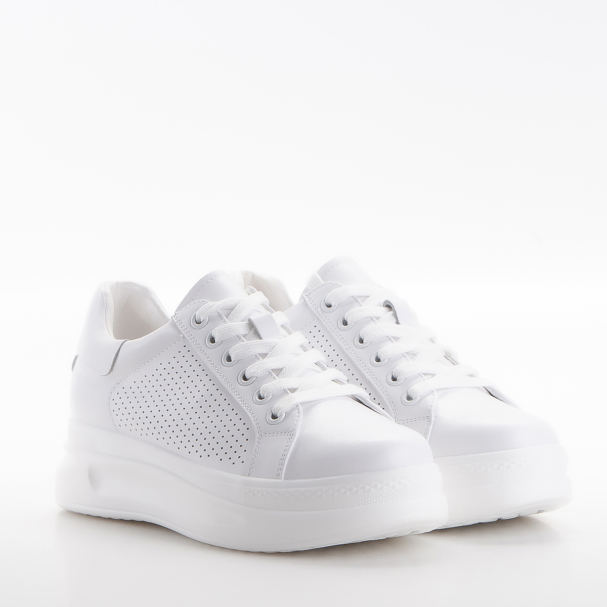 Фото Кеды женские 20206-6 white купить на lauf.shoes