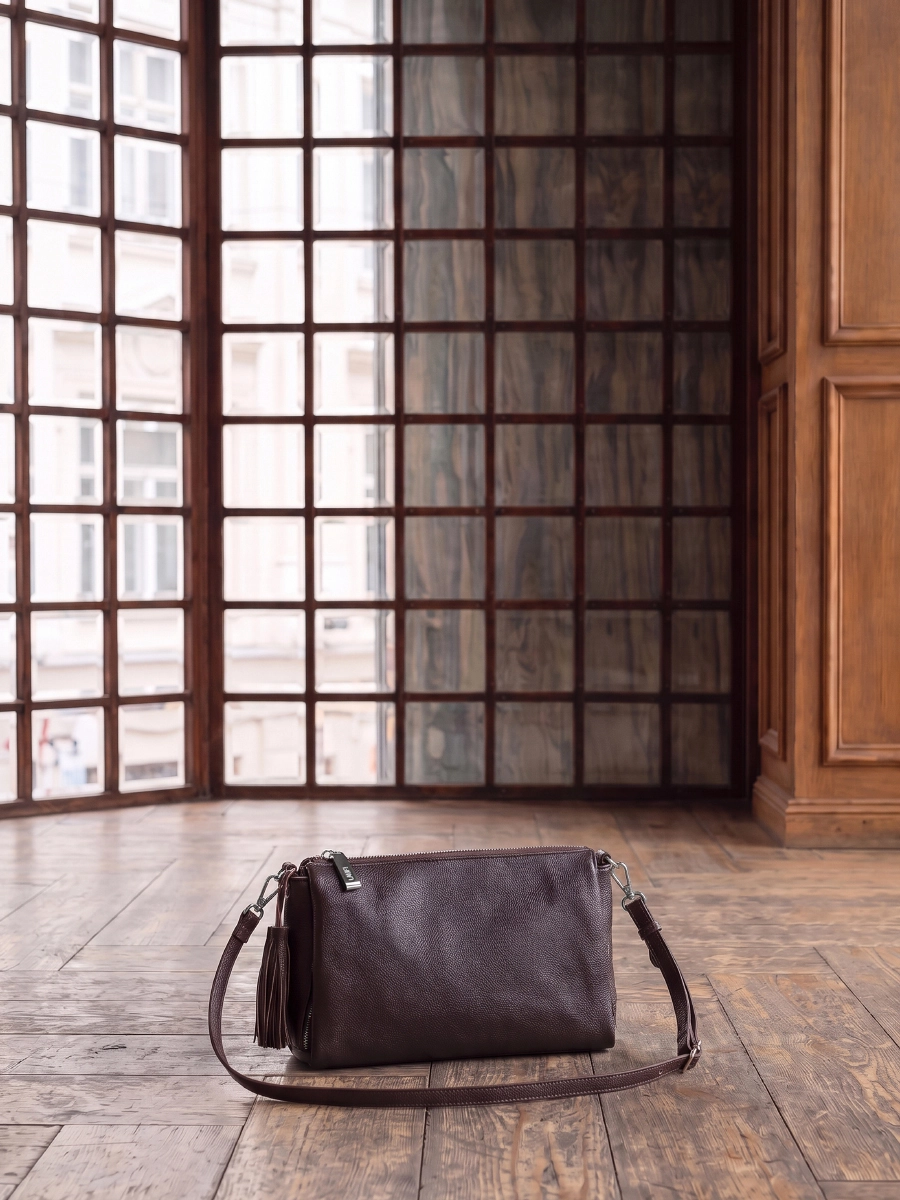 Фото Сумка женская 8548 коричневый купить на lauf.shoes