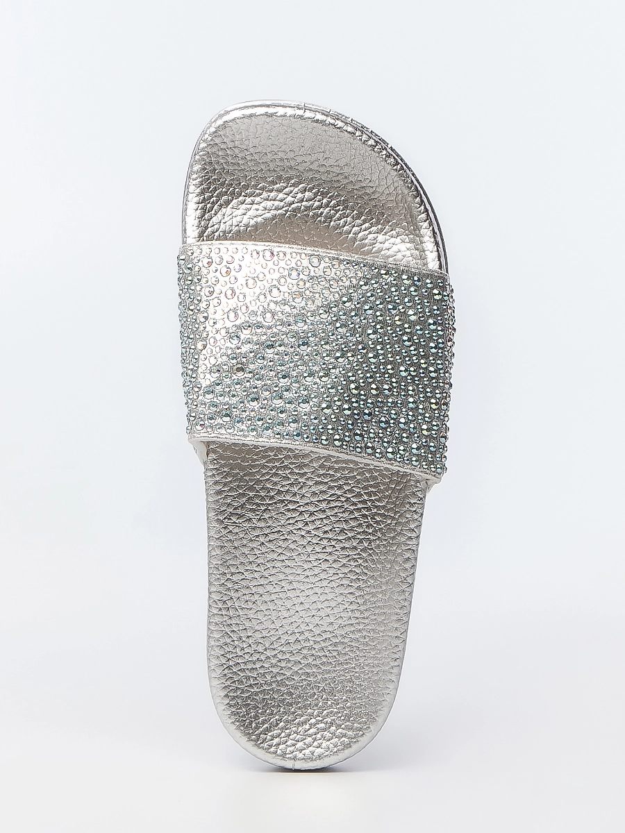 Фото Сабо женские H13 silver купить на lauf.shoes