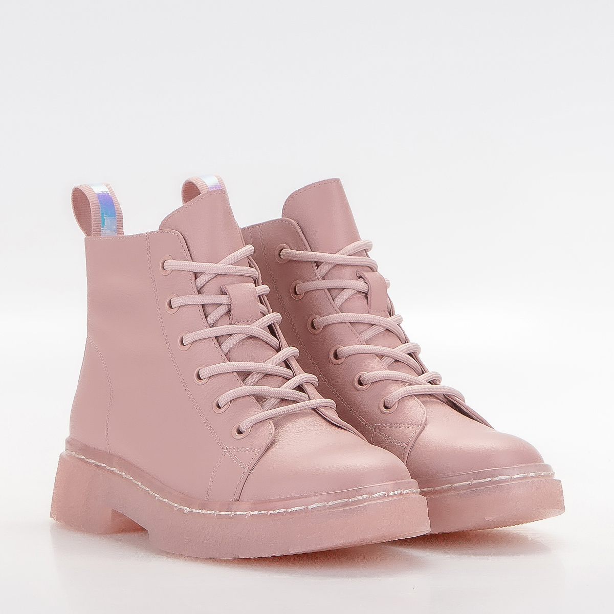 Фото Ботинки женские 9130-1 pink купить на lauf.shoes