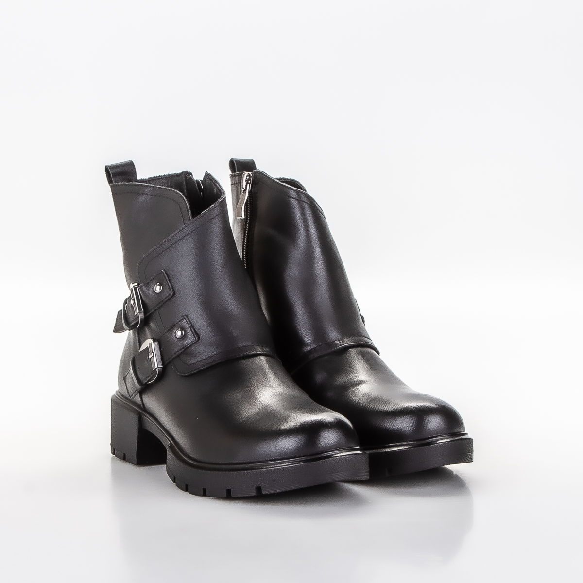 Фото Ботинки женские PF772-M548M black купить на lauf.shoes