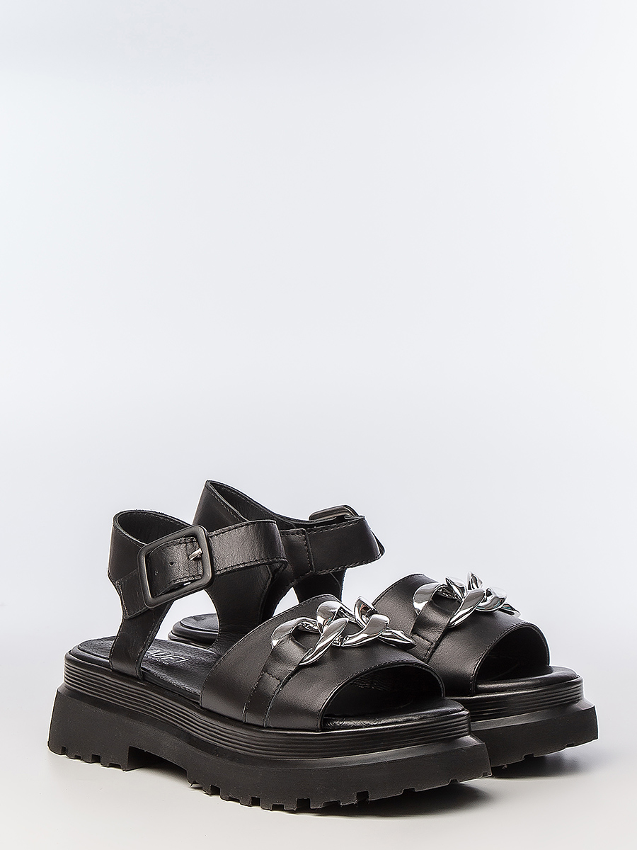 Фото Босоножки женские 144 01 black купить на lauf.shoes