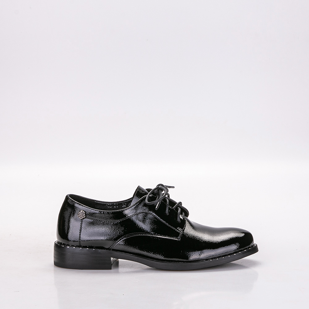 Фото Полуботинки женские 106-21 black купить на lauf.shoes