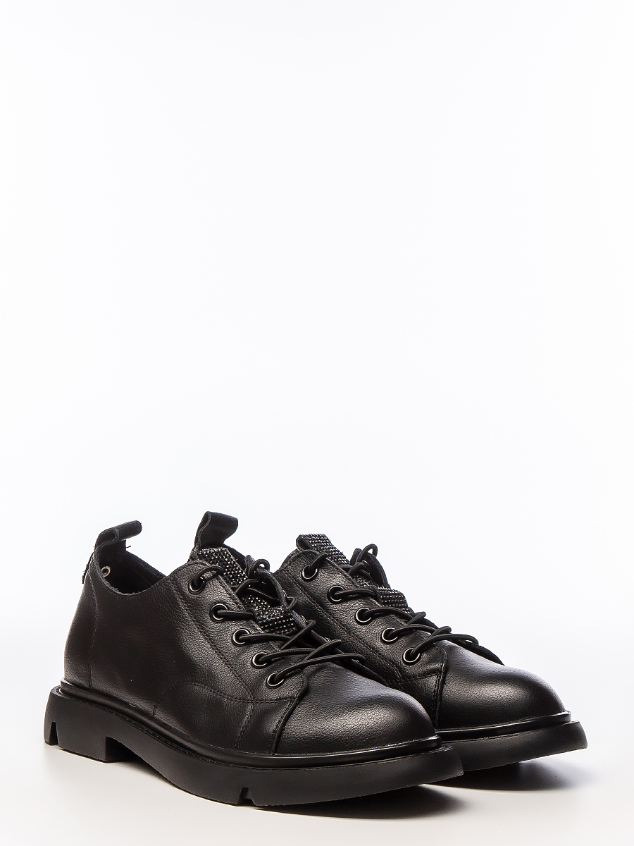 Фото Полуботинки женские 8006-1 black купить на lauf.shoes