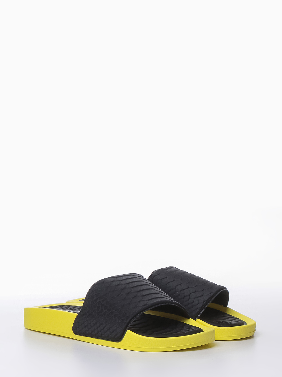 Фото Сабо женские 1131-221 black yellow купить на lauf.shoes