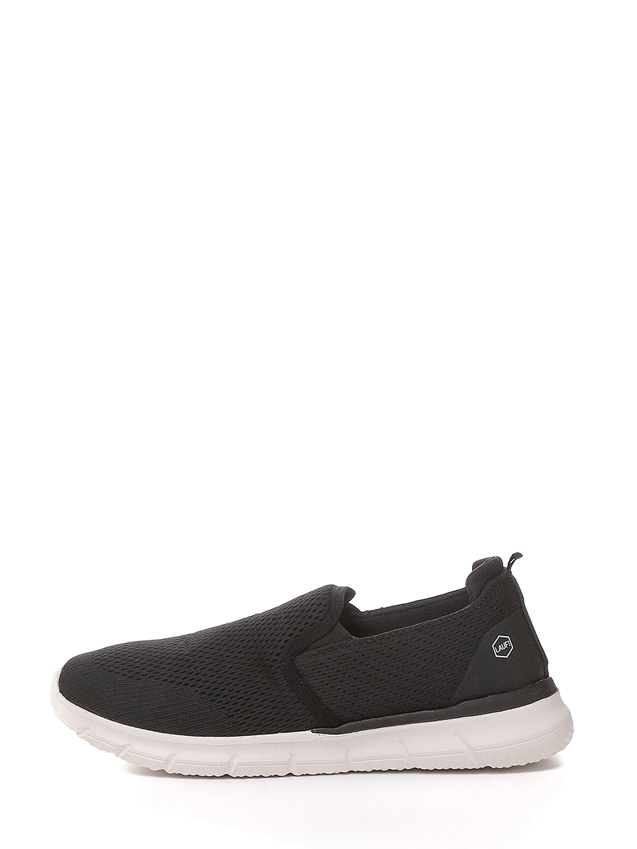 Фото Слипоны мужские 2300 siyah beyaz купить на lauf.shoes