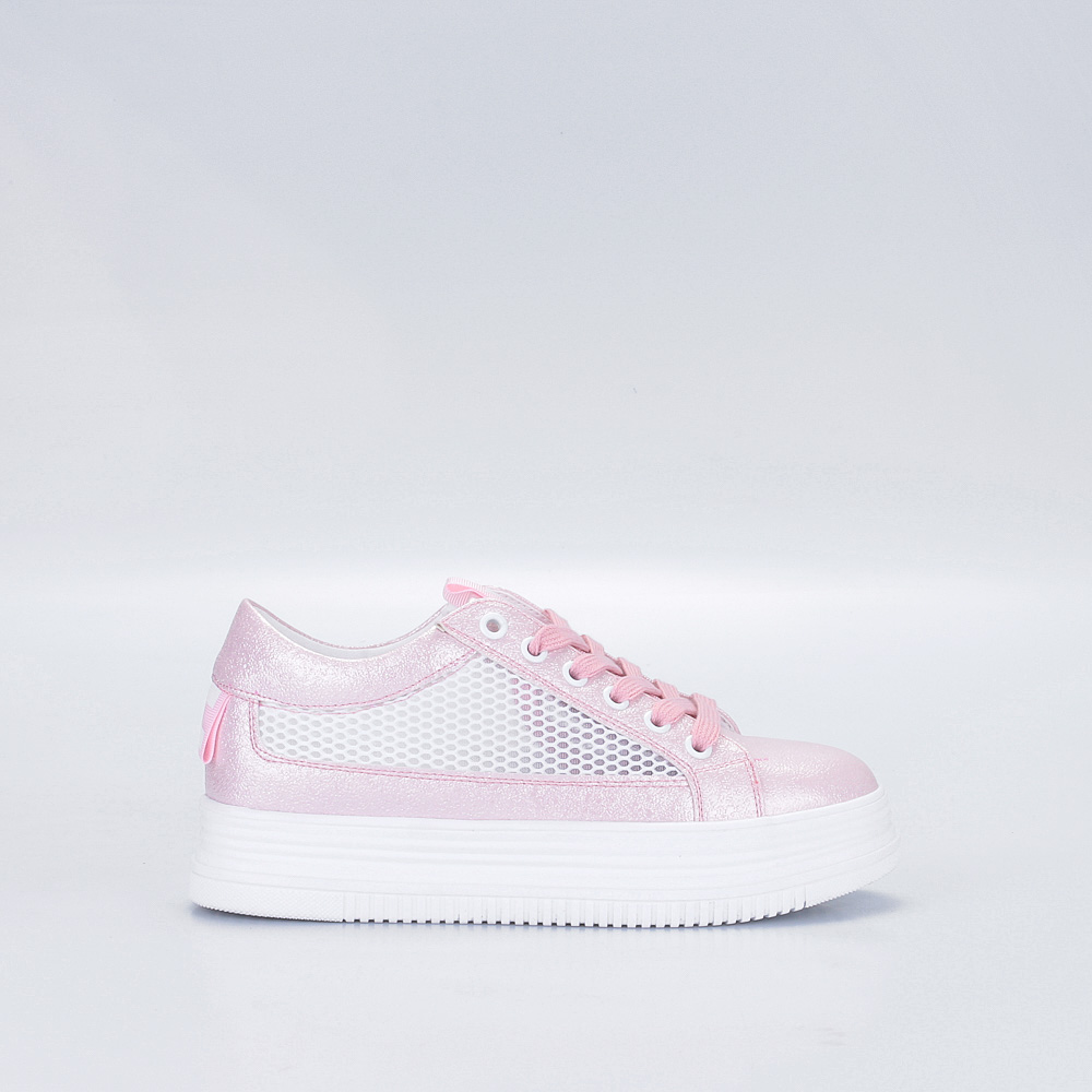 Фото Кеды женские 101-9333ZG-pink купить на lauf.shoes