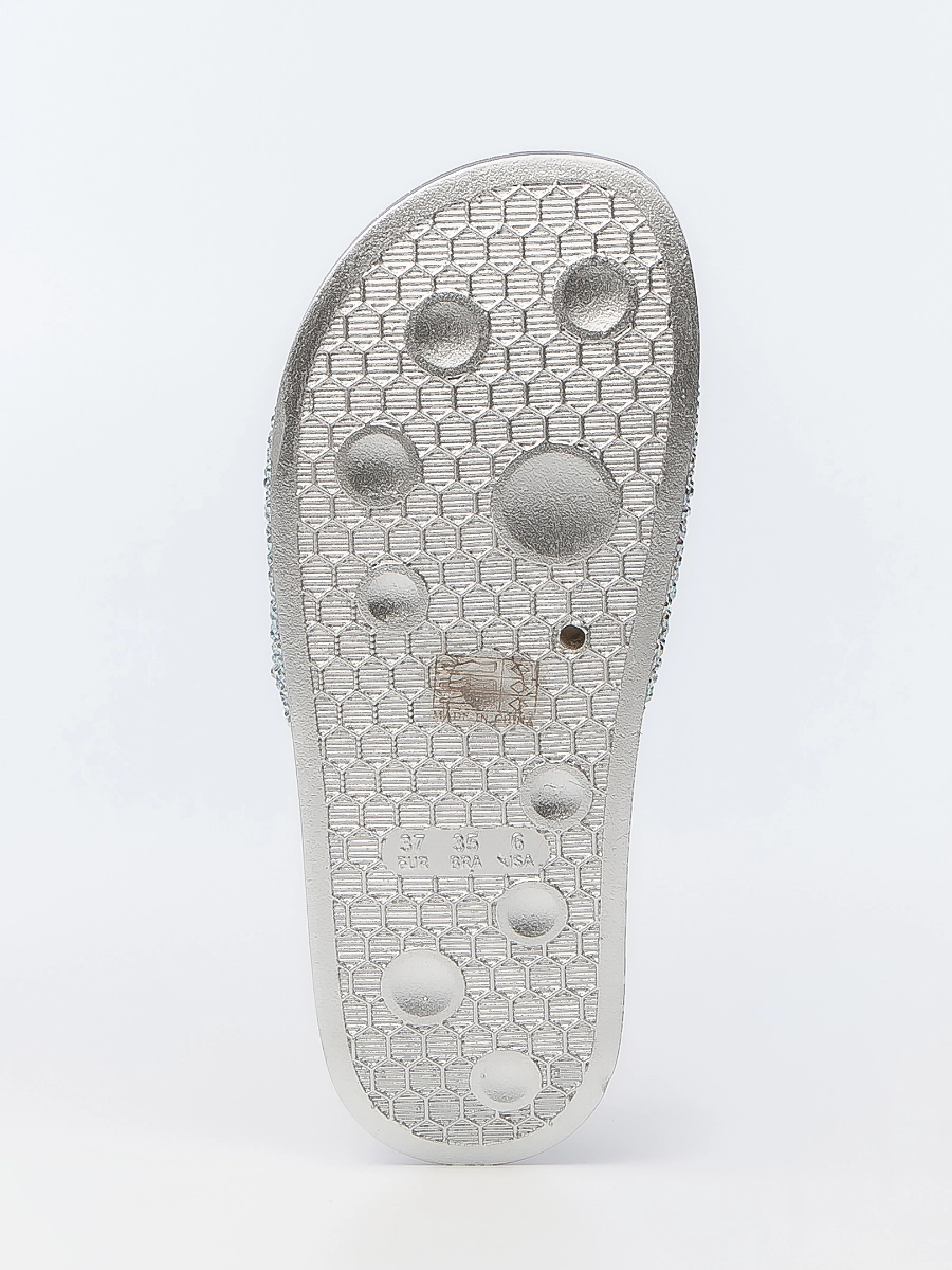 Фото Сабо женские H13 silver купить на lauf.shoes