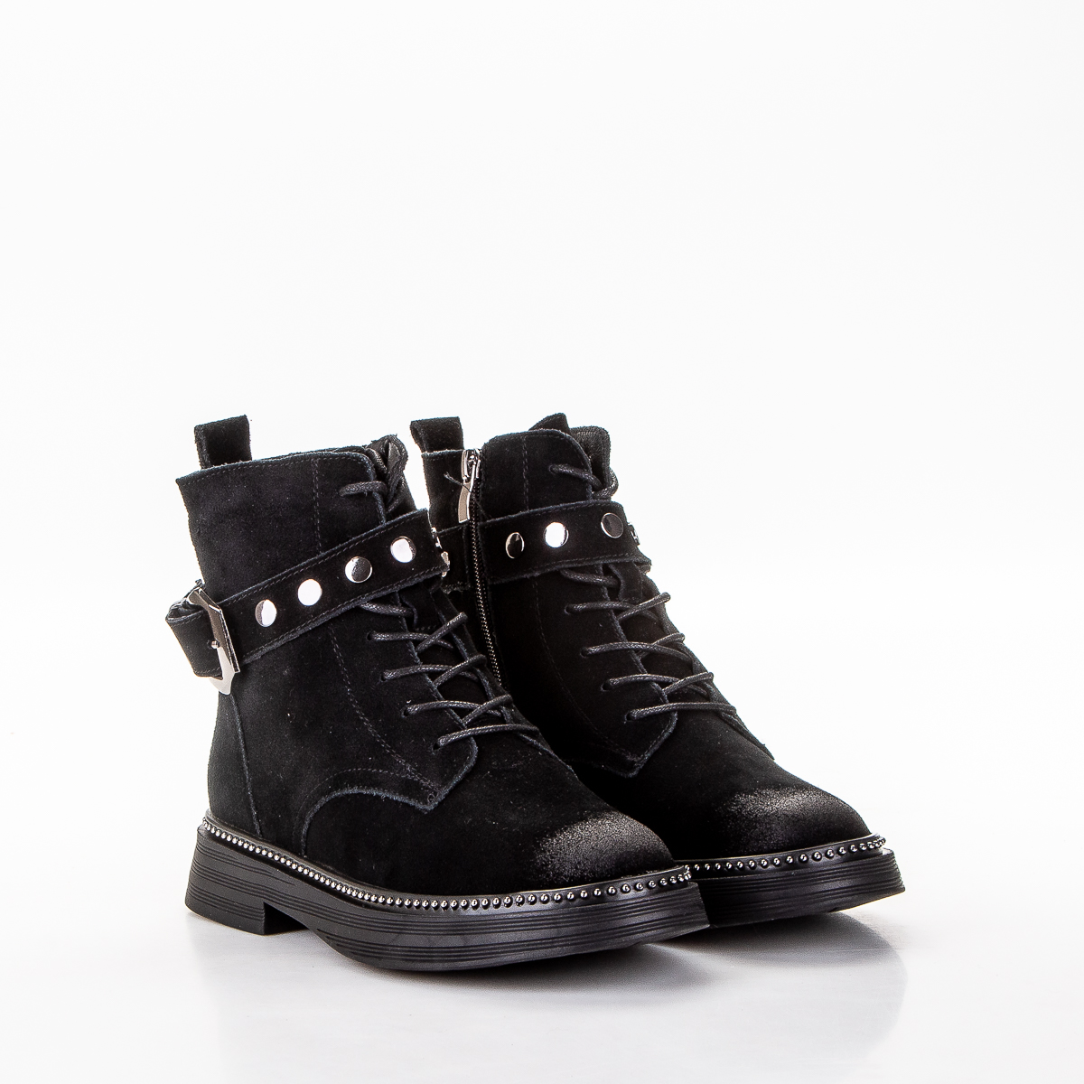 Фото Ботинки женские XM8602BPZM black купить на lauf.shoes