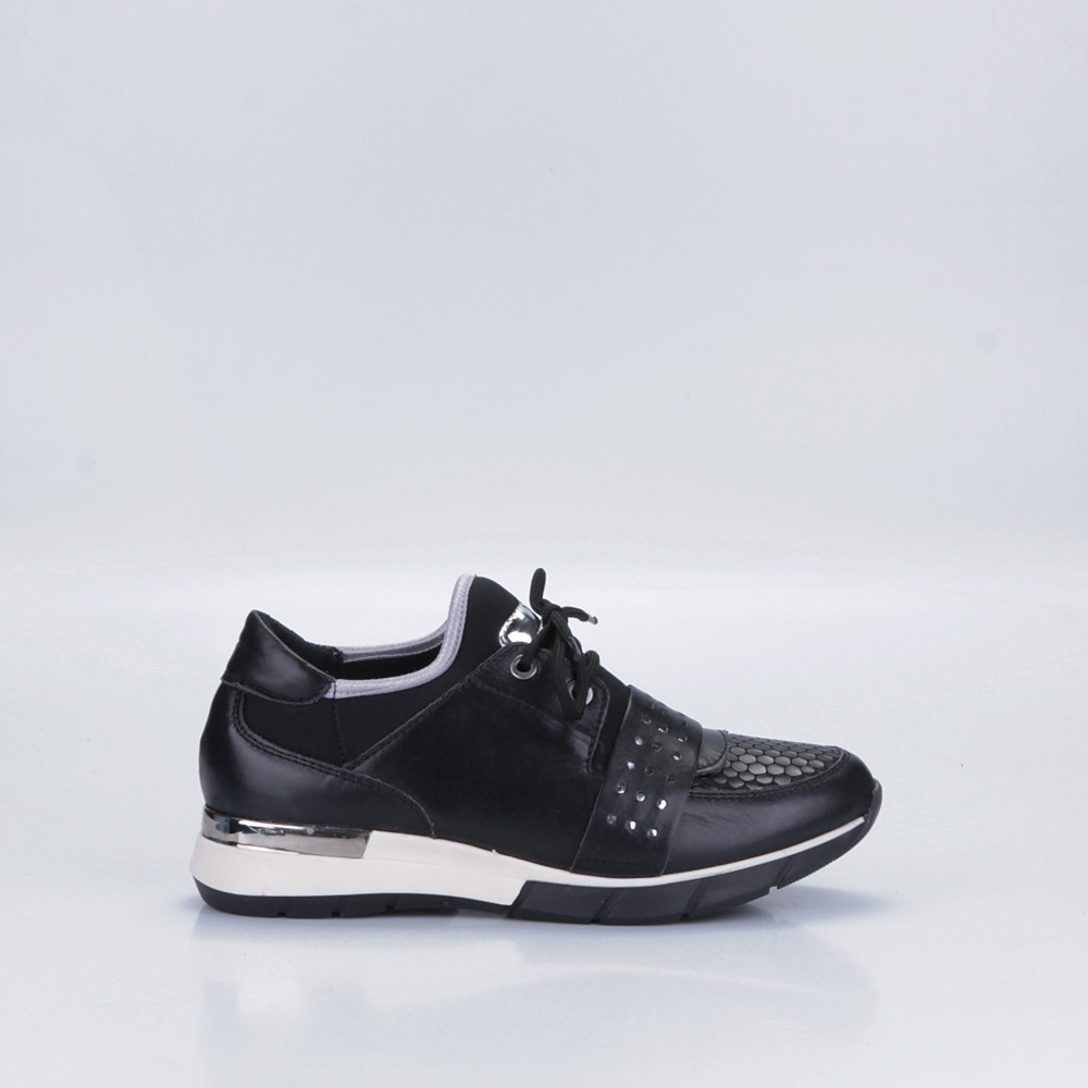 Фото Кроссовки женские 0235-S-1 BLACK купить на lauf.shoes