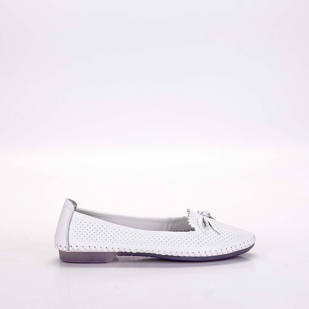 Фото Балетки женские 6802-5K-white купить на lauf.shoes