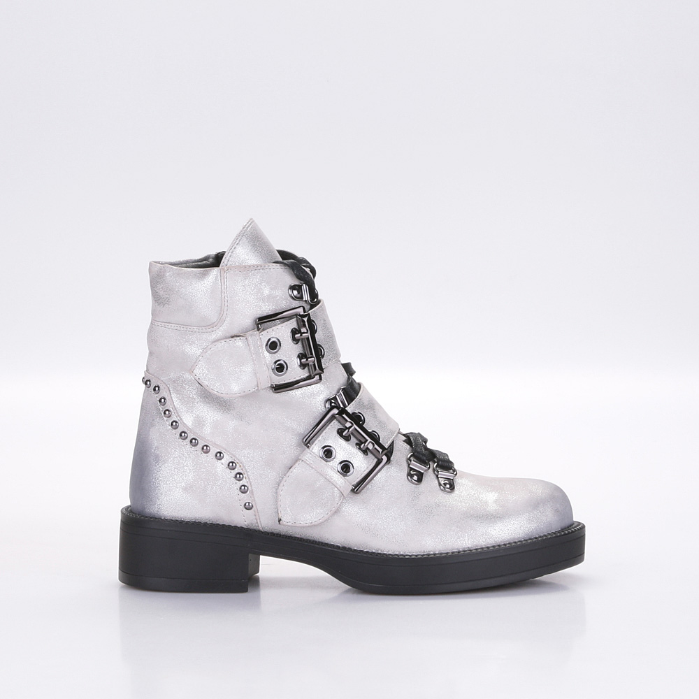 Фото Ботинки женские ZC731-H03-8 -Silver купить на lauf.shoes