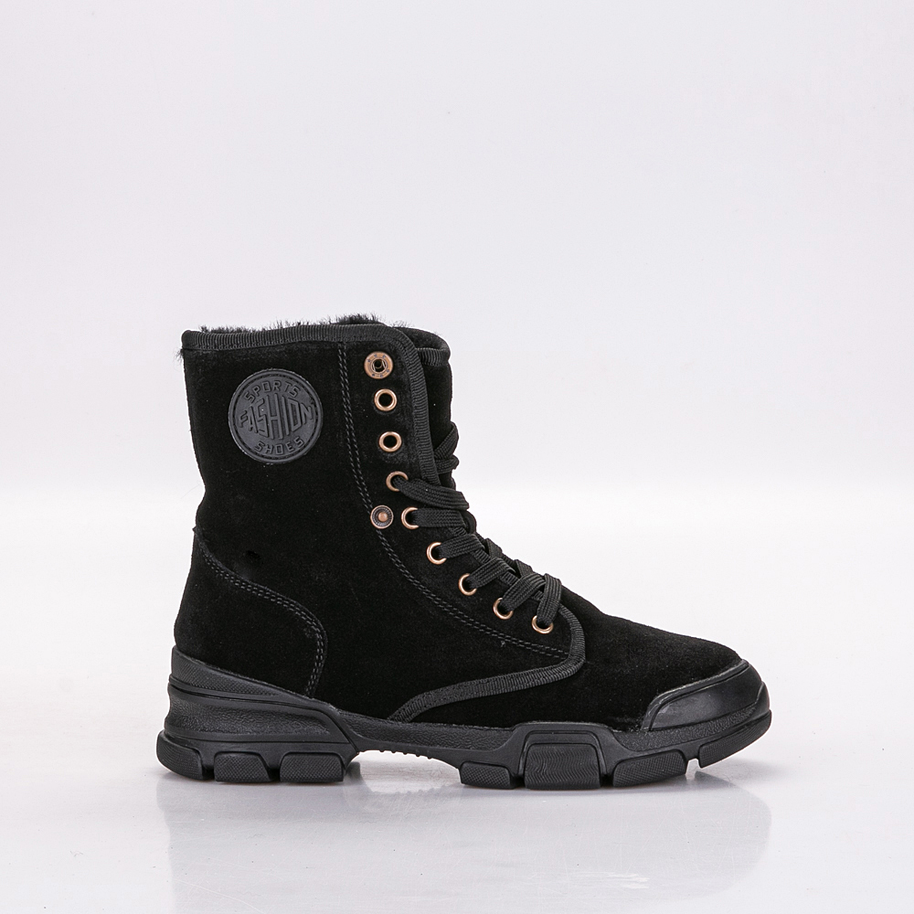 Фото Ботинки женские SZ21-1BPM black купить на lauf.shoes