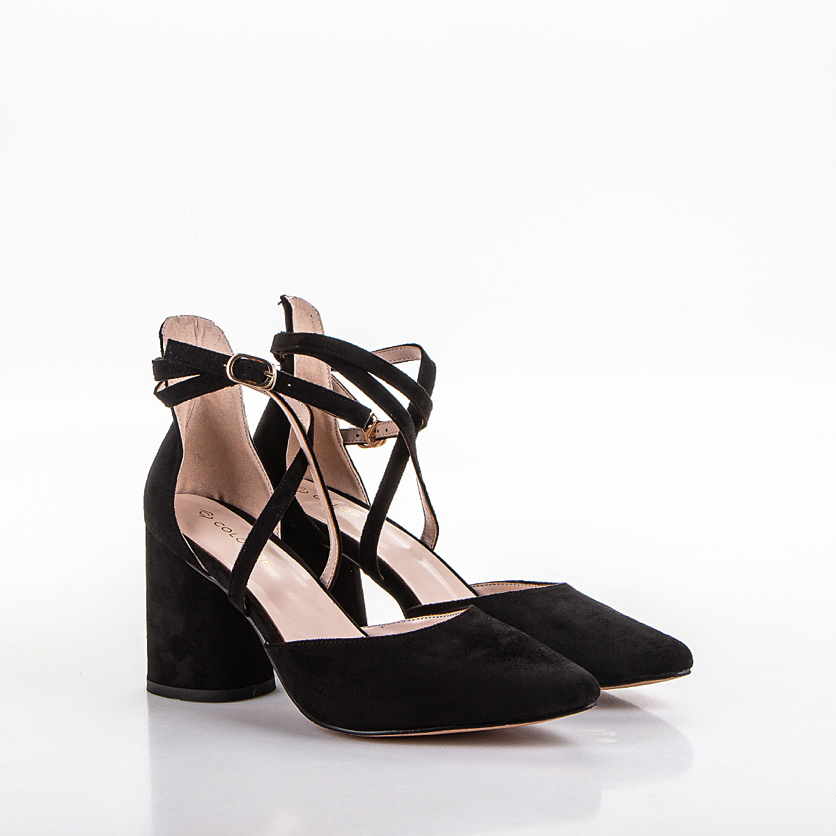 Фото Туфли женские YF409-L1542 black купить на lauf.shoes
