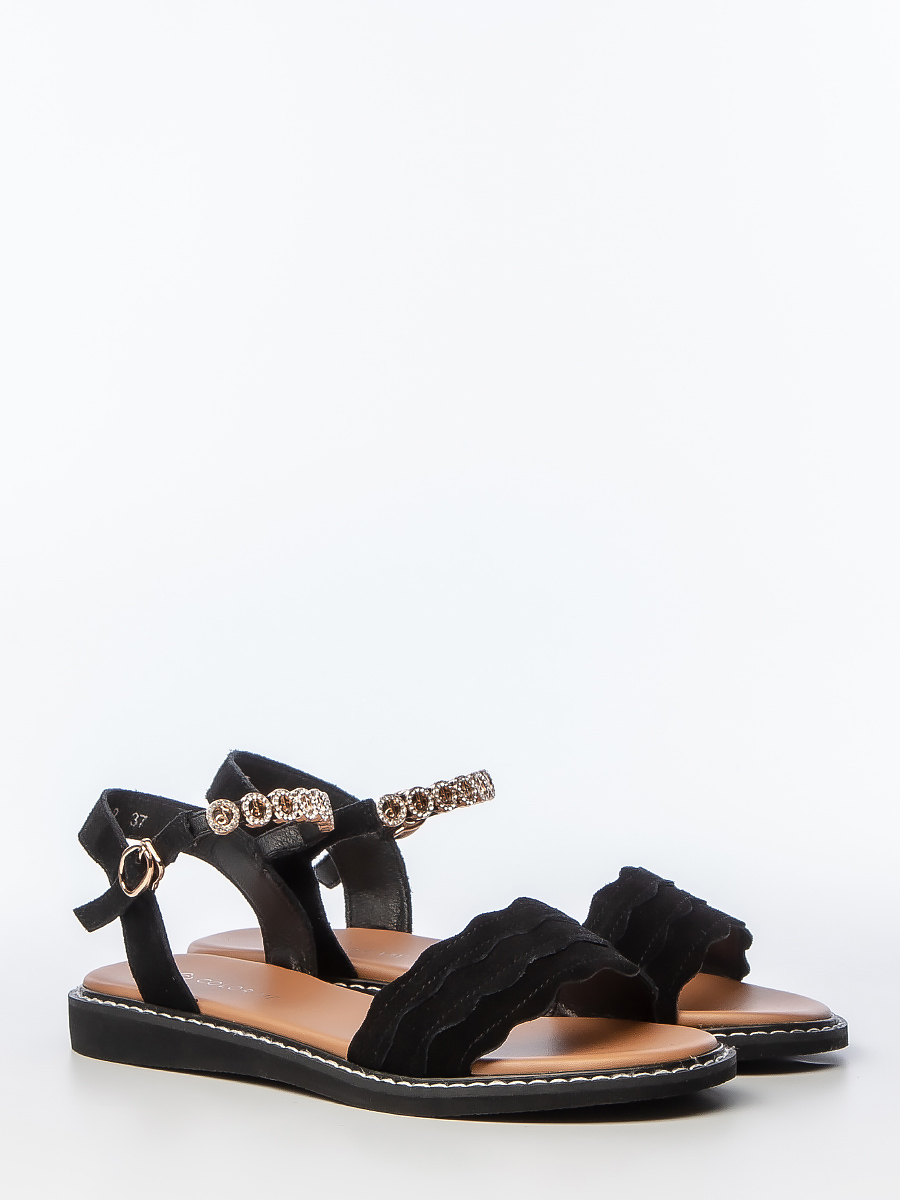 Фото Сандалии женские 5201-2 black купить на lauf.shoes